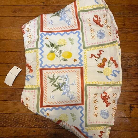 NWT The A&F Sienna Mini Skort in Tile Print - Picture 2 of 8